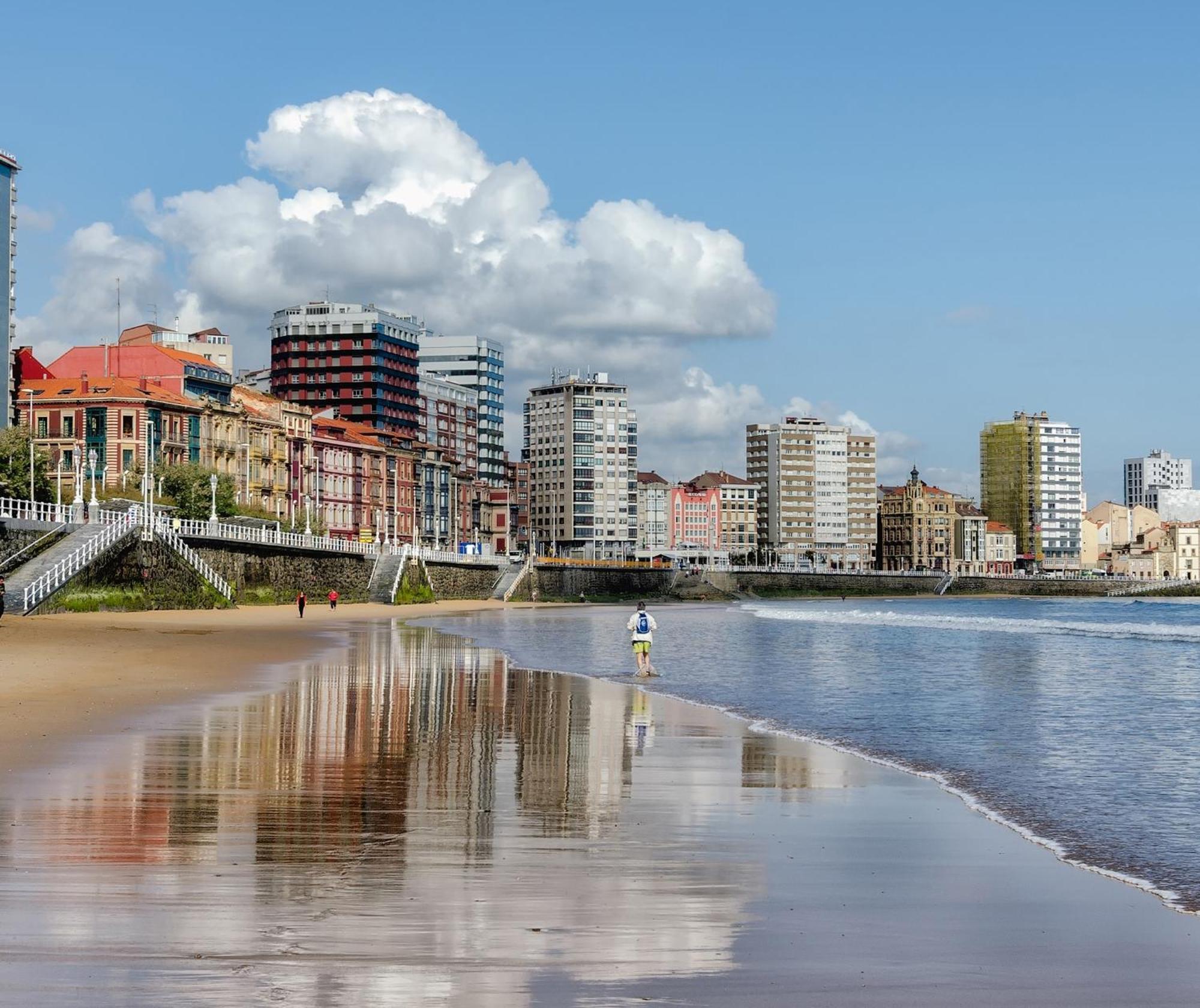 Jasjose Playa - Frente A San Lorenzo, 2 Hab, 6 Pax, Wifi - Vut-2047-As Gijón Exterior foto